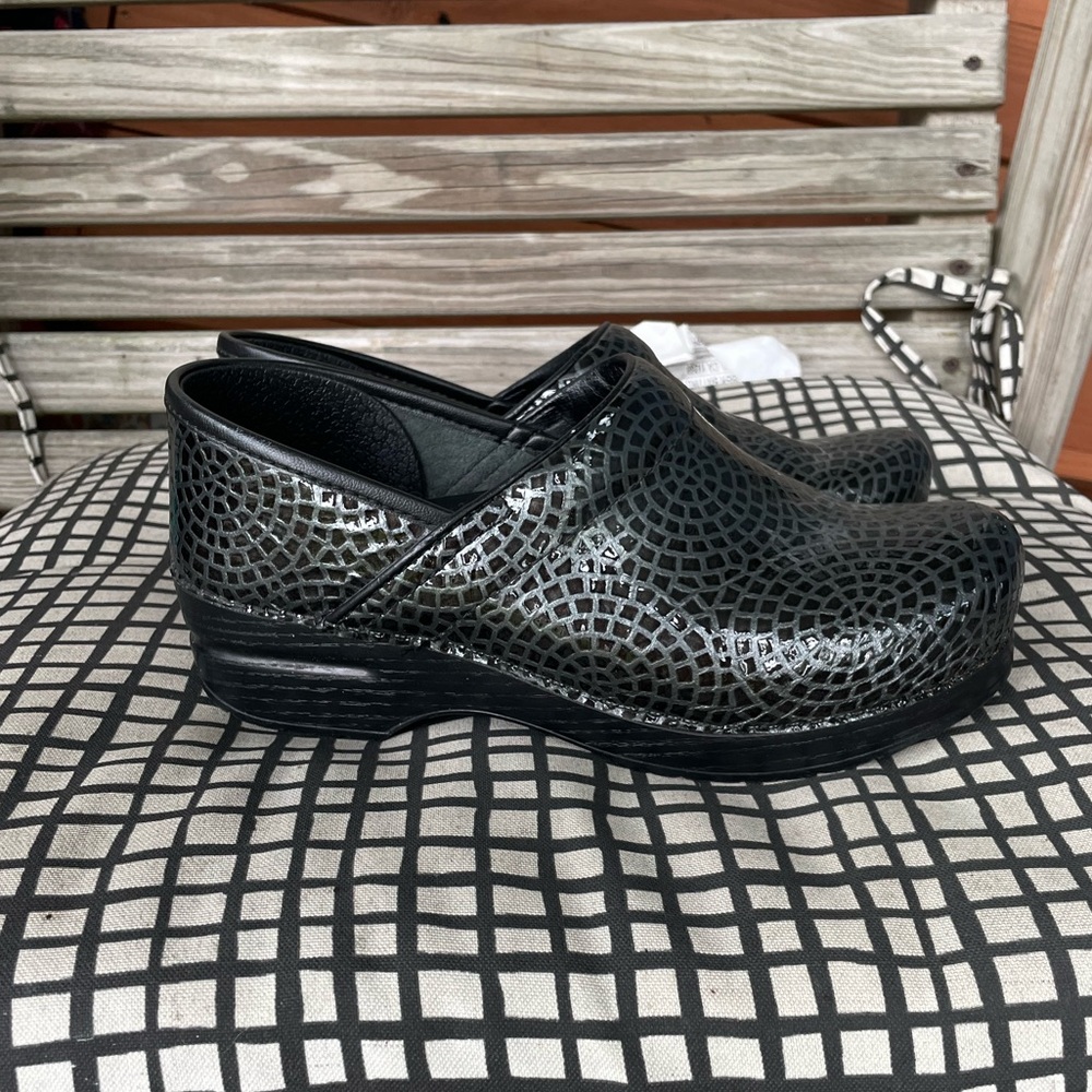 Dansko Pro Black Mosaic Clog Size 36 - image 1